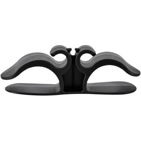 Organisateur de câbles Cuisine - Support Pratique, adhésif, Accessoires avec Design Flexible et Fixation Solide Gestion des fichiers pour mixeur, Robots, bouilloires, cafetières noir (1/5)