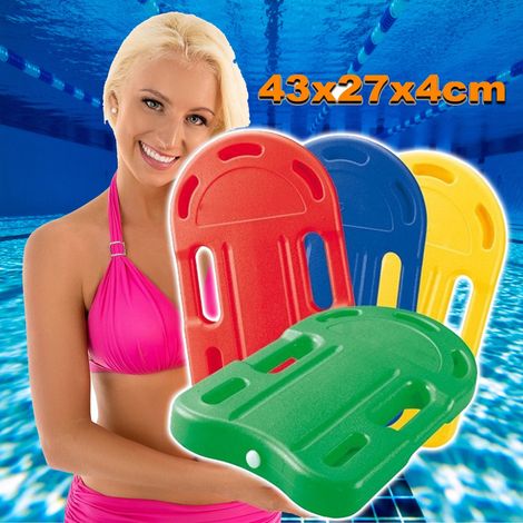 TRADE SHOP - Tavoletta Da Nuoto In Plastica 43x27x4 Cm Per Bambini Gioco Giochi Mare Piscina -