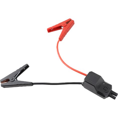 Câbles de démarrage pour voiture, pinces « alligator » intelligentes d'urgence pour batterie de voiture, pinces rouges et noires pour démarreur de secours 12 V (1/5)