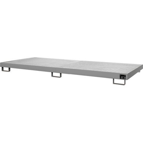 Bauer Südlohn Bac à étagère RW-GR 3300-1, laqué, gris souris
