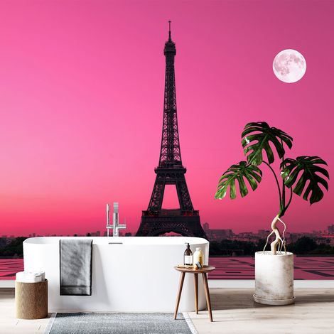 Papier peint panoramique - Tour Eiffel - 130 cm x 86 cm (1/4)