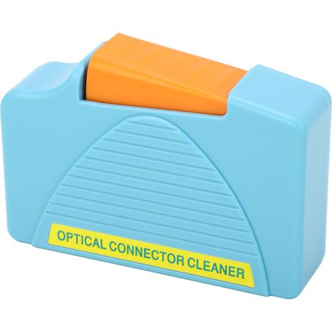 Boîte de nettoyage pour fibres optiques, nettoyant pour connecteurs optiques, accessoires pour câbles à extrémité de cavalier, bleu (1/5)