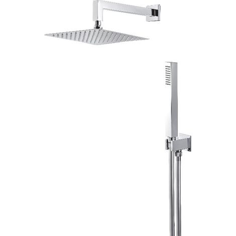 Kit doccia quadro Vema WELLNESS BRASS V08138 - Cromato Lucido (1/3)