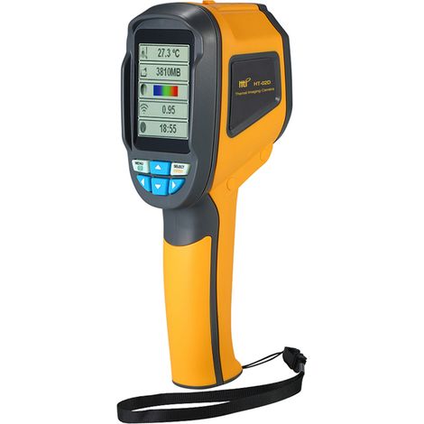 KKmoon Thermomètre imageur thermique infrarouge portable -20 °C à 300 °C et résolution IR 1024 pixels Caméra d'imagerie à écran couleur TFT 2,4"