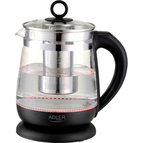 Wasserkocher Adler ad 1299 2200W 1,5L Glas (1/5)