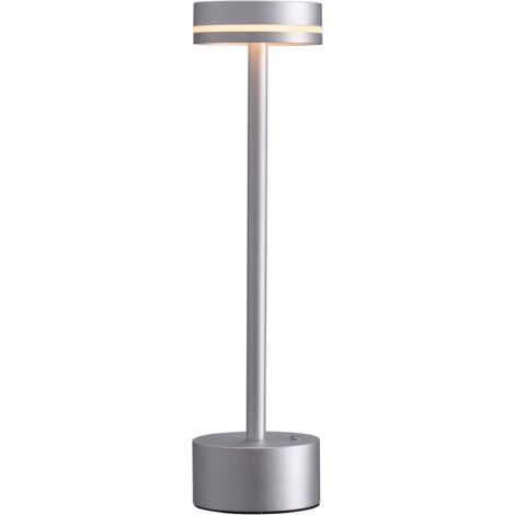 Tragbare Schreibtischlampe aus Metall – geeignet für Schlafzimmer, Wohnzimmer, Cafés usw. – 1 Stück, weiß