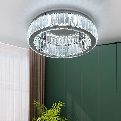 Modern Round Crystal Ceiling Light (1/2)