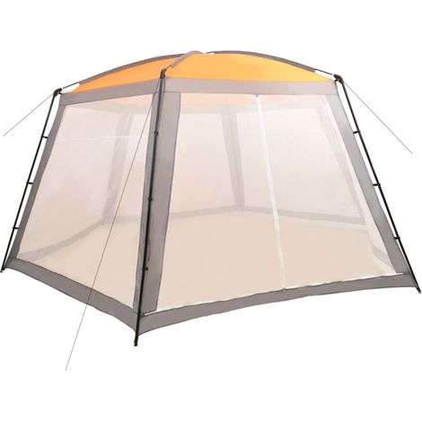 Tente de piscine Style Moderne - Tonnelle Barnum Pavillon de Jardin - Tissu 660x580x250 cm Gris Chic-421935 (1/5)