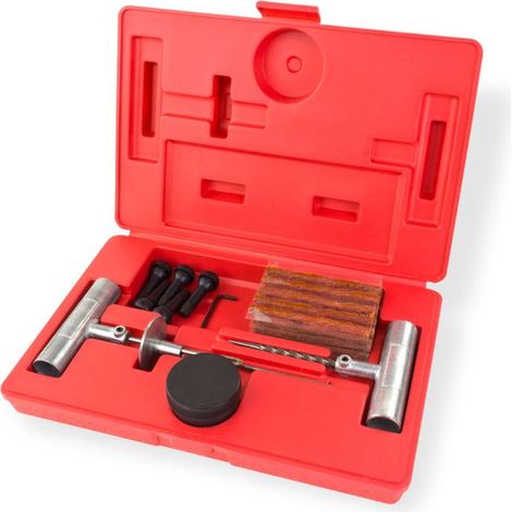 Kit de réparation de pneus tubeless  En mallette PVC - 40 pièces