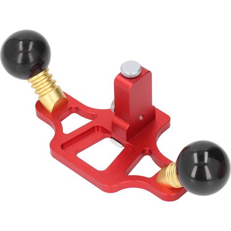 Rabot de défonceuse pour le travail du bois, outil de rainurage portatif réglable en alliage d'aluminium, à une seule ligne, à angle droit. (1/5)