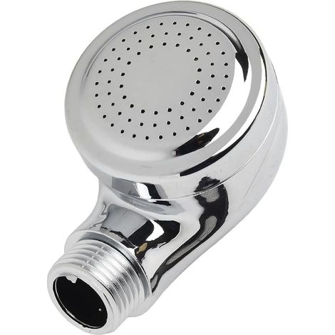 Pommeau De Douche À Pression Buse De Robinet De Salon De Coiffure À Main Abs 7,2x4,5cm Pour Camping-car Caravane De Cuisine De Salon (argent) (1/5)