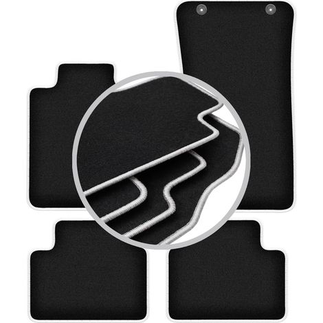 Tapis de voiture CARLUX-SILVER pour : Alfa Romeo Giulia 2x4 (2WD) berline (2016-)