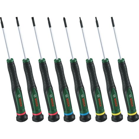 Bosch Hand Tools Precision Screwdriver Set 8-Piece 1600A02Z9M (1/5)