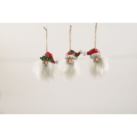 PENDENTE BABBO NATALE IN RESINA