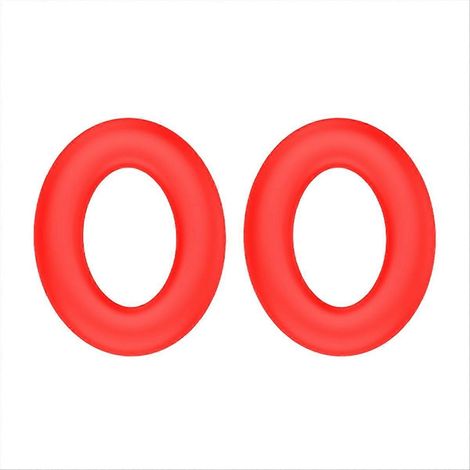 Coussinets d'oreille de rechange pour casque SonoFlow, en silicone, rouges. (1/5)