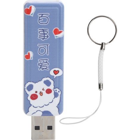 64 GB USB 2.0-Stick mit Push-Pull-Funktion, originelles Cartoon-Design, ideales Geschenk für Computerzubehör