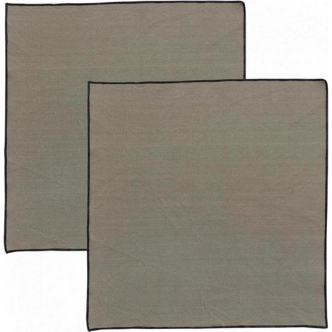Serviette de table en tissu recyclé pour décoration de table 40 x 40 cm - PANGIVO