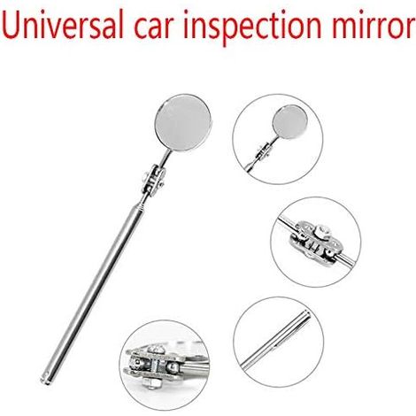 Universel Entretien Des Véhicules À Moteur Miroir d'Inspection Pliant Télescopique Réflecteur Soudure Châssis Inspection Outil À Main(50 mm) (1/5)