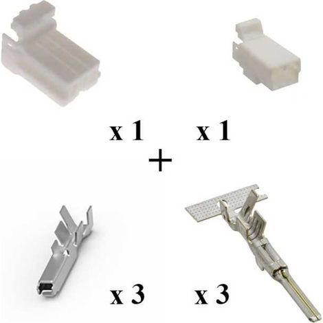 Kit Connecteur Multilock Series 070 Mâle femelle 3 Voies