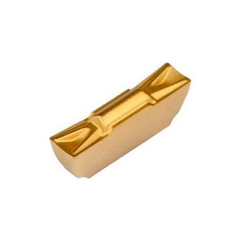Drehwendeschneidplatte ISO LCMF 041304-F:T8330 Tiefe 3mm PVD beschichtet Gold (1/2)