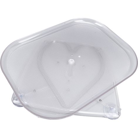 Tourne-disque pour réfrigérateur, organisateur transparent rectangulaire, support de rangement pour condiments sur plan de travail, grande taille, pour cuisine domestique (1/5)