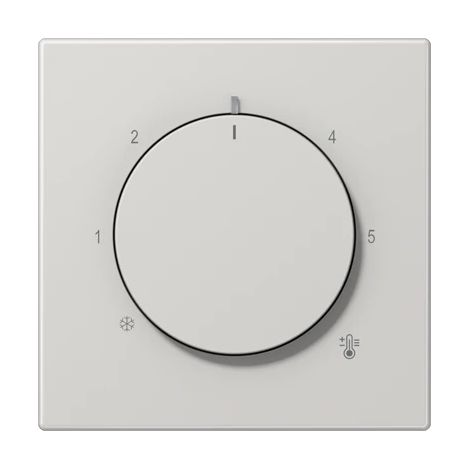 Jung Tapa para termostato, símbolo de temperatura, termoplástico, Serie LS, lichtgrau LS 1749 BF LG