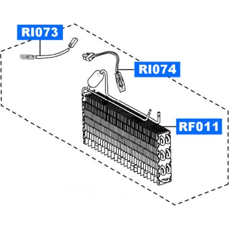 EVAPORATEUR COMPLET POUR REFRIGERATEUR SAMSUNG - DA97-05650B