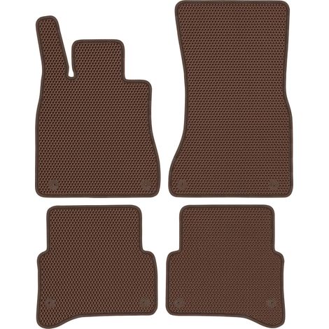 S-Klasse W223 Maybach ab 2020. Spezielle Fußmatten – EVA HONEYCOMB BROWN (1/5)