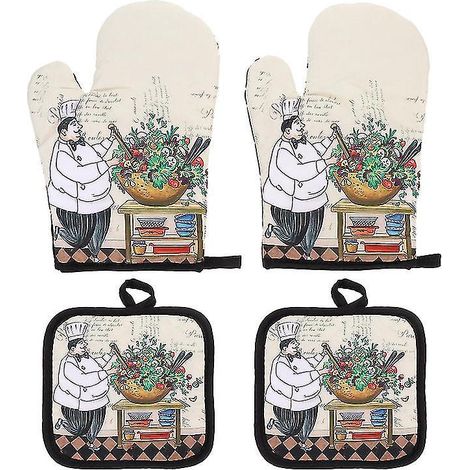1 paire de gants anti-brûlure (1/3)