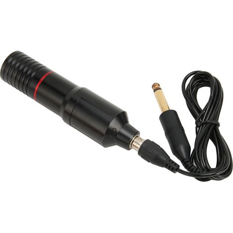 Machine à tatouer avec connecteur RAC, stylo rotatif réglable en alliage pour liner et shader, noir et rouge. (1/5)
