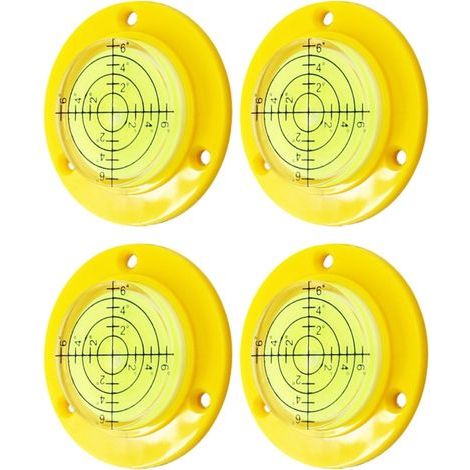 4 Pcs Mini Corde Bulle Niveau,Niveau à Bulle De Chaîne, Mini Corde Niveau Pour Ficelle, Suspendu Ligne Niveau, Suspendue Ligne, Ficelle, Tuile, 75 14 24mm, rouge (1/5)