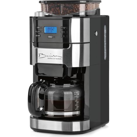 Filter Coffee Machine with Grinder 12 Cups Auto Drip