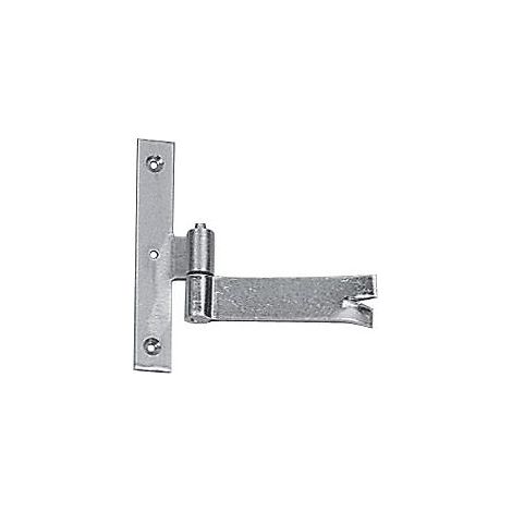 Gond de portail M12 orientable Ø 12 mm . à sceller. réglage 60-85 mm. coloris noir - TIRARD SAS