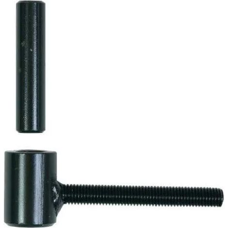 Cerniera standard per tapparelle, diametro 16mm, nero