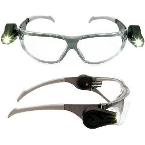 gafas de protección led-light vision. plástico. lentes incoloras - 3m