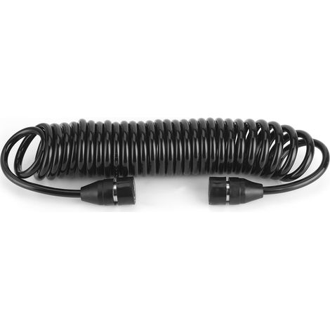 Tuyau Spiralé En PU Flexible Avec Connecteurs Rapides Pour Compresseur D'air Longueur 5 Mètres (1/5)