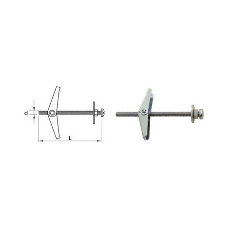 Ancrage de parasol en acier 475MM - KOL SP 475 (1/2)