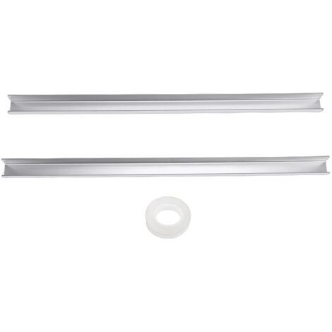 Lot de 2 protections de tiroir en acier inoxydable 304 à enfiler pour portes et tiroirs de 17 pouces d'épaisseur (0,75 po) (1/5)