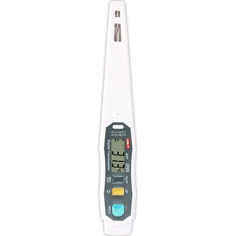 UNI-T A61 - THERMOMÈTRE À AIGUILLE NUMÉRIQUE, AVEC SONDE EN ACIER INOXYDABLE CERTIFIÉE FDA/I