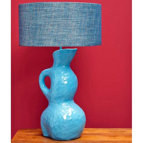 Lampe résine Chehoma pichet riviera 53x31x31cm (1/2)