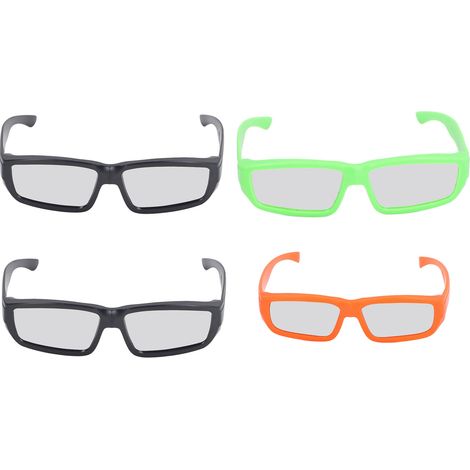Lot de 4 lunettes d'observation d'éclipse solaire, lunettes de protection portables pour adultes et enfants (1/5)