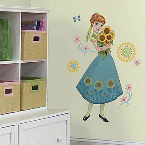 Sticker géant Anna Fever Reine des Neiges Disney