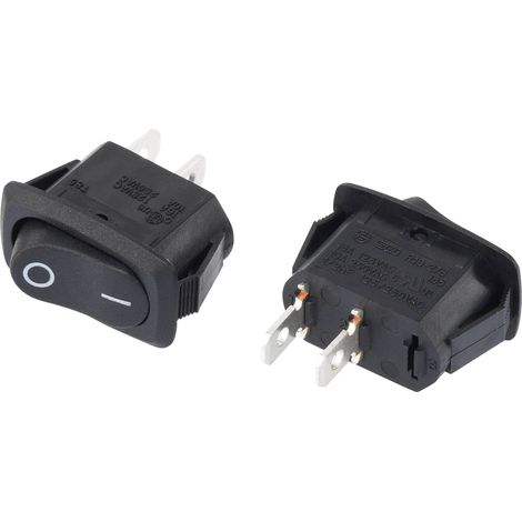 TRU COMPONENTS 1588083 Interrupteur à bascule TC-R13-278A-02 250 V/AC 10 A 2 x Off/On à accrochage 1