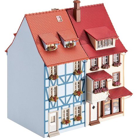 Faller FA130495-2 Case di Città con Balcone in Miniatura (1/4)
