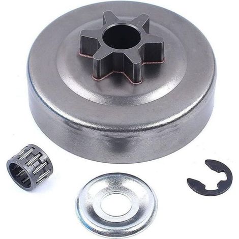 Pignon de Tambour d'Embrayage - 3/8" 6 Dents - Pour Tronçonneuse Stihl MS170 MS180 MS210 MS230 MS250 017 018 021 023 025 - Kit Complet ×1 (1/5)