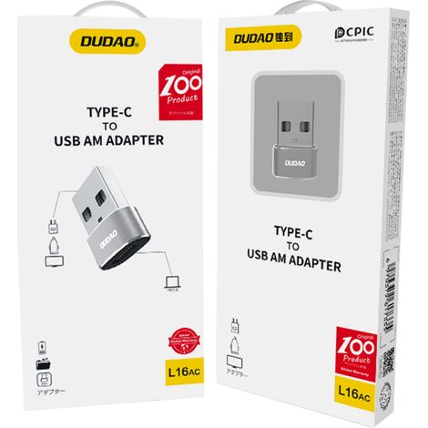 USB-C-auf-Standard-USB-Adapter, schwarz (1/5)