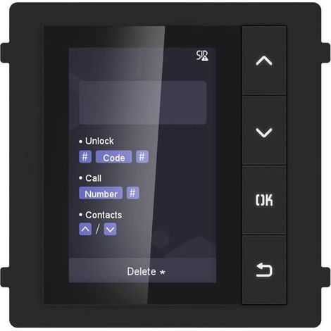 Hikvision KD8 Module écran LCD pour portier vidéo