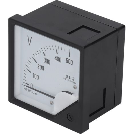 Analoges Wechselstrom-Voltmeter 0–500 V, Zeigeranzeige für Schalttafeleinbau, präzise Messung für Industrieanlagen (1/5)