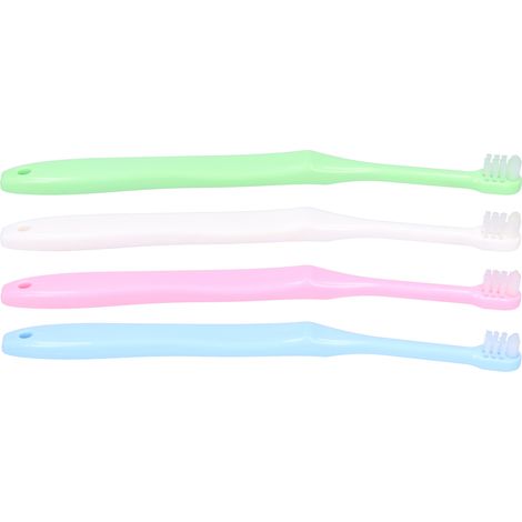 Ensemble de 4 brosses de nettoyage portables pour appareils orthodontiques et outils de soins bucco-dentaires pour enfants, idéal pour les voyages. (1/5)