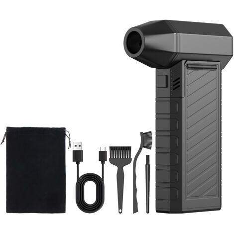 QORVA-Souffleur d'air sec sans fil à 3 vitesses, 180 000 tr/min, avec batterie de 6 000 mAh et lumières LED (1/5)